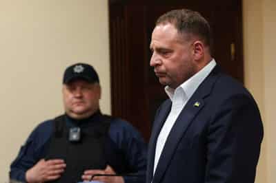 Image for Ukraine's anti-corruption court places Zelenskiy's former chief of staff Yermak under arrest