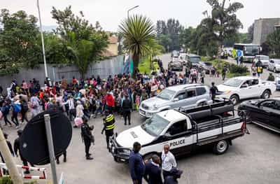 Image for With fear and fist-bumps, Goma residents greet Congo's M23 rebels again