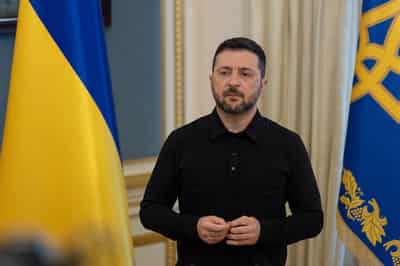 Image for Zelenskiy says Ukraine inflicts frontline losses on Russian troops in Donetsk region