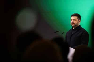 Image for Ukraine's Zelenskiy arrives in Jordan for next leg of Gulf tour