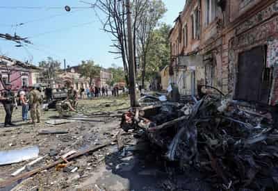 Image for Russia launches record 728 drones overnight, Ukraine's air force says