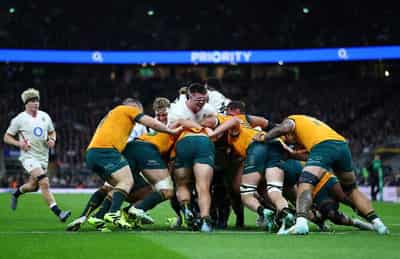 Image for Rugby-England replacements fire to overwhelm ragged Australia