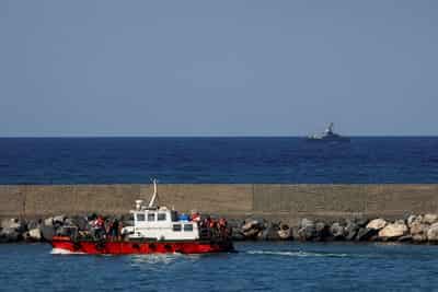 Image for Deep-sea team joins search for missing in Cyprus ferry disaster