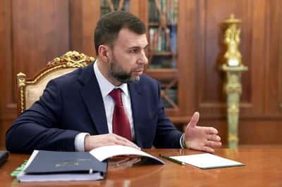 Image for Russia-installed Donetsk region leader says Ukrainian drones kill three workers