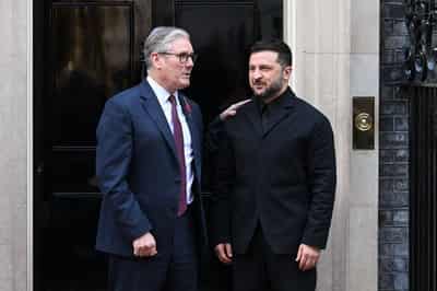 Image for Starmer urges allies to 'finish the job' on frozen Russian assets to fund Ukraine's defence