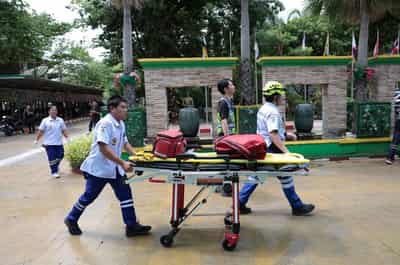 Image for Two dead, including gunman, at school shooting in Thailand, officials say