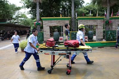 Image for Two dead, including gunman, at school shooting in Thailand, officials say