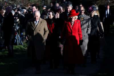 Image for Daughters of King Charles' brother Andrew join royals for Christmas service