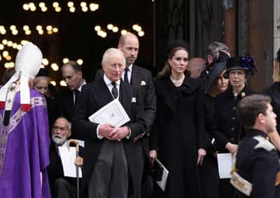 Image for King Charles bids farewell to Duchess of Kent in royal milestone