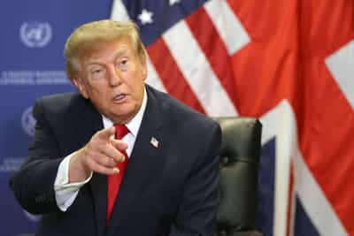 Image for Trump says he backs the idea of a ban on diesel exports