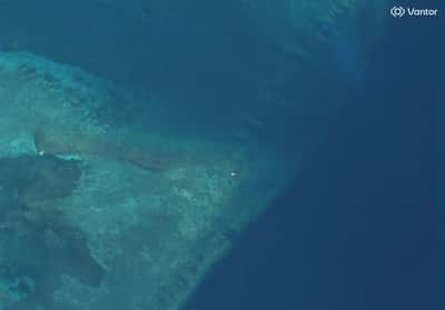 Image for Exclusive-Satellite images show suspected structure at disputed South China Sea atoll, but later gone