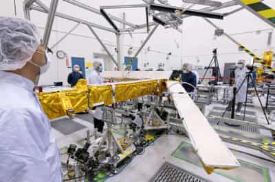 Image for SpaceX rocket sends first global water survey mission into orbit