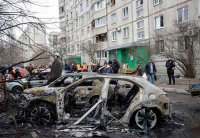 Image for Russian attacks kill two in Ukraine's Kharkiv, damage infrastructure on the Danube