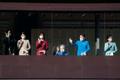 Image for Japan’s emperor gives first public New Year’s greeting since 2020