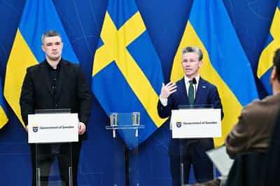 Image for Talks with Ukraine on Gripen fighter jet deal are going well, Swedish defence minister says