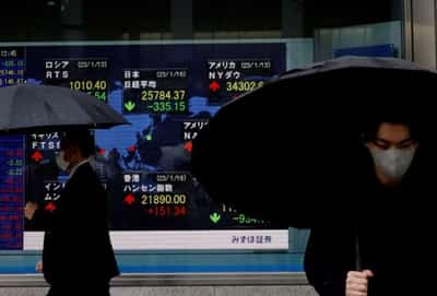 Image for European shares hit nine month high, dollar wobbles after Powell remarks
