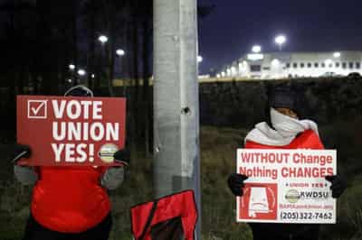 Image for Amazon union backers see bright future for organizing despite tough odds