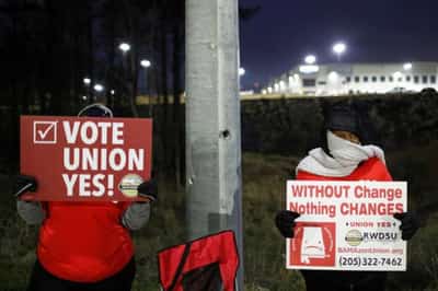 Image for Amazon union backers see bright future for organizing despite tough odds