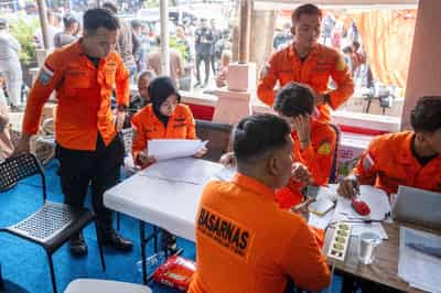 Image for At least 129 missing after Indonesian passenger ship capsizes