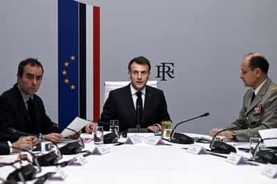 Image for France's Macron urges Iran to cease regional attacks, restore Hormuz navigation