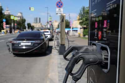 Image for Russia EV sales double in summer as motorists face fuel shortages
