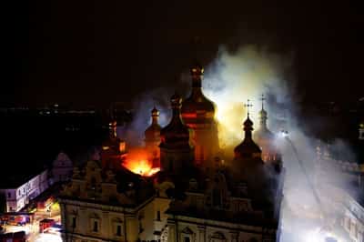 Image for Kyiv's damaged monastery could take two years to restore, official says