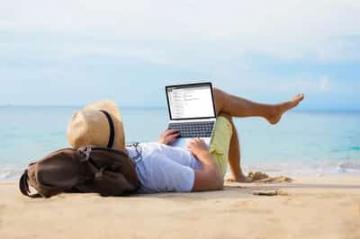Image for Switching off is hard to do – 29% hatch work plans on holiday
