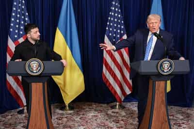Image for Zelenskiy says 20-point peace plan should be put to referendum in Ukraine