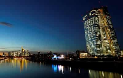 Image for Euro zone's current account surplus widens on trade