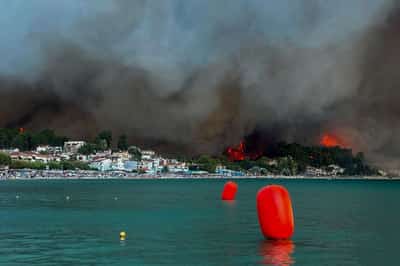 Image for Hundreds evacuated from resorts in Croatia and Greece as wildfires stretch across Europe