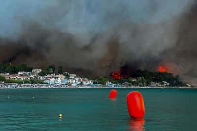 Image for Hundreds evacuated from resorts in Croatia and Greece as wildfires stretch across Europe