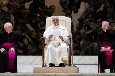 Image for Pope Leo says he will make 'every effort' for world peace