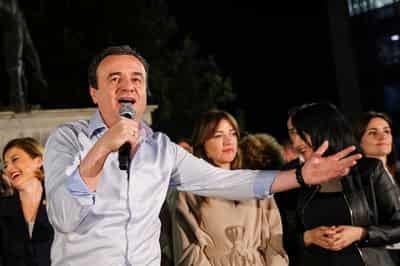 Image for Kosovo parliament re-elects Albin Kurti as prime minister, political crisis persists
