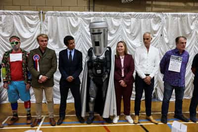 Image for Count Binface becomes Britain's most successful comedy candidate