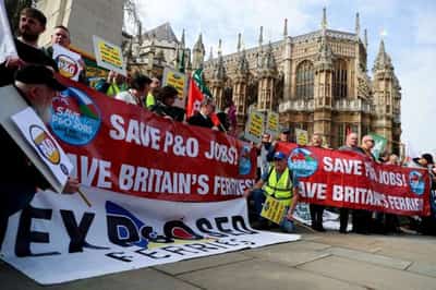 Image for Britain bids to stop P&O benefiting from mass firing