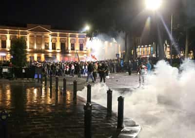 Image for Georgian rights groups condemn proposal to punish protesters, curb opposition parties