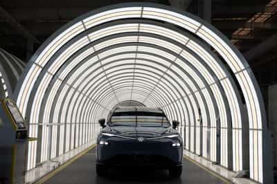 Image for VW targets China comeback as first model with Xpeng starts mass production