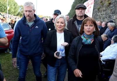 Image for Northern Irish police contact Sinn Fein members over investigation into parade protest