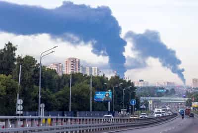 Image for Ten wounded as Ukrainian drones strike Moscow region
