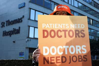Image for Resident doctors in England to strike next month