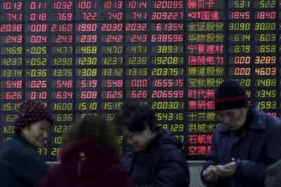 Image for Asian shares defensive, set for monthly loss on bond rout