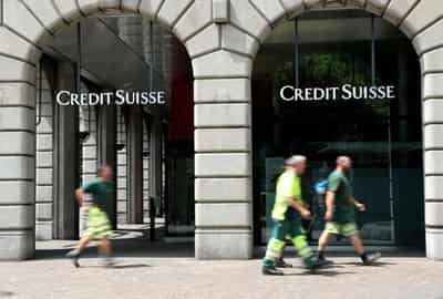 Image for Credit Suisse shares falter on bleak ratings news