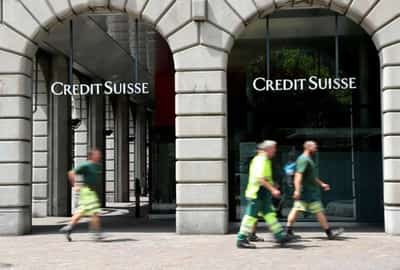 Image for Credit Suisse shares falter on bleak ratings news