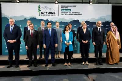 Image for Rubio dismisses criticism of U.S. Caribbean strikes at G7 meeting