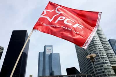 Image for Activists protest French state's surprise major stake in TotalEnergies outside AGM