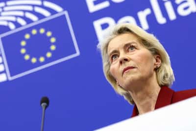 Image for EU to disburse €3.3 billion to Ukraine to procure missiles and drones, von der Leyen says