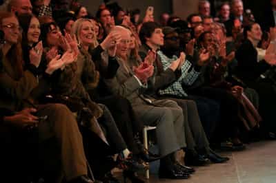 Image for King Charles visits London fashion show after brother's arrest