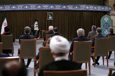 Image for Iran&#8217;s Khamenei blames &#8216;cowardly&#8217; U.S. for pause in nuclear talks