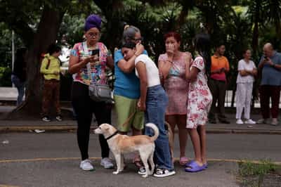 Image for Strong earthquake rocks north-central Venezuela, capital Caracas