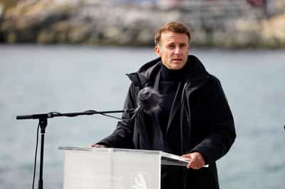 Image for Macron fears regime change chaos as Trump ups threats on Iran